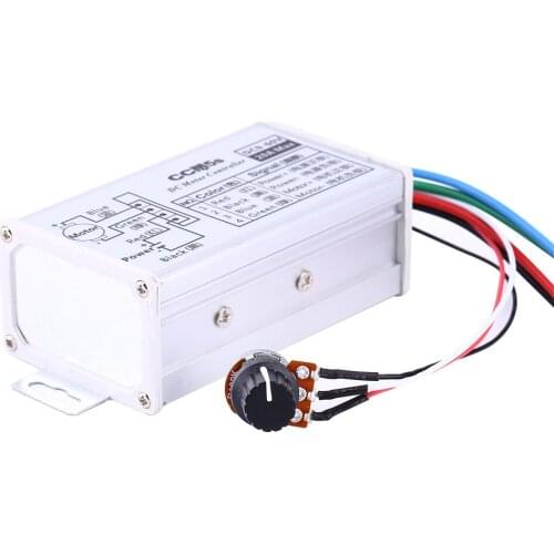 DC 9-60V 20A DC Motor Speed Controller Regulator Driver PWM Small Pump Control 1200W Aluminum Alloy High Quality