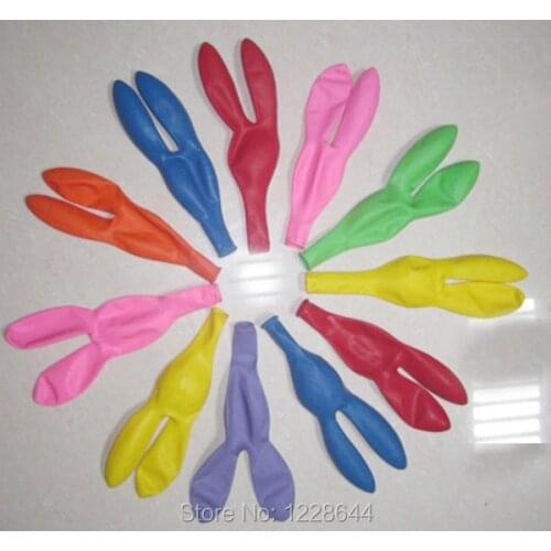 Party decoration Kids toys Rabbit shape balloons Kids Happy birthday gift Good quality 350g/pack wholesale free shipping