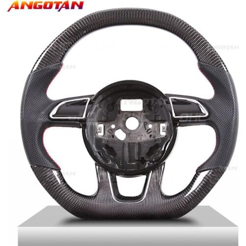 Carbon Fiber Steering Wheel Sprort Car volante esportivo Fit For Audi Q5