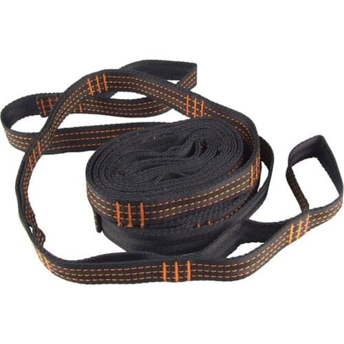 Hammock Tree Straps Set Versatile Heavy Duty Loops No Stretch Suspension System Kit for Outdoor Hammock