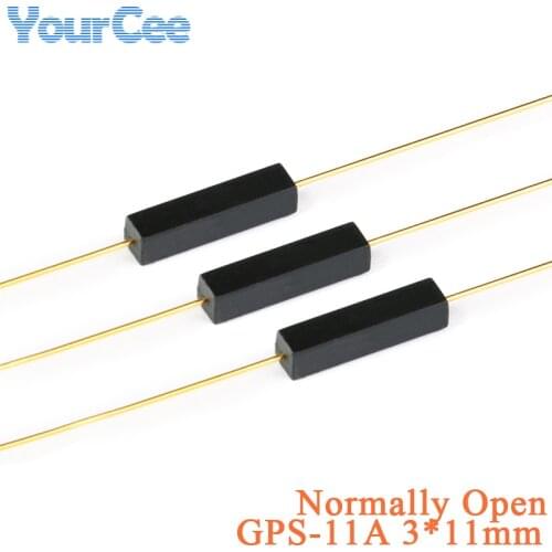 20pcs GPS-11A Reed Switch Sensor 3x11mm Normally Open DIY Kit NO