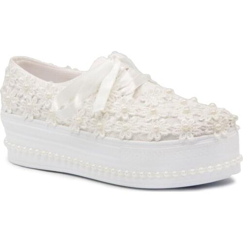 Gedikpaşalı ESL 9Y 103 WHITE Ladies Shoes Evening Dress