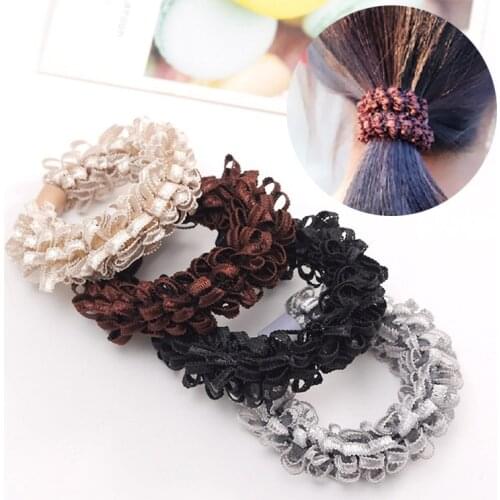 Hot Sale 1PC Fashion Elastic Hair Band For Women Hair Rope Graceful Women Girls Rubber Band