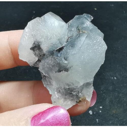 18.9gRare natural calcite crystal quartz stone symbiotic energy healing gem decoration