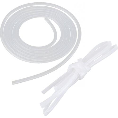 2 PCS 2 Meter Silicone Tube Silicone Tube Pressure Hose Highly Flexible 8 x 10mm & 7 x 9mm