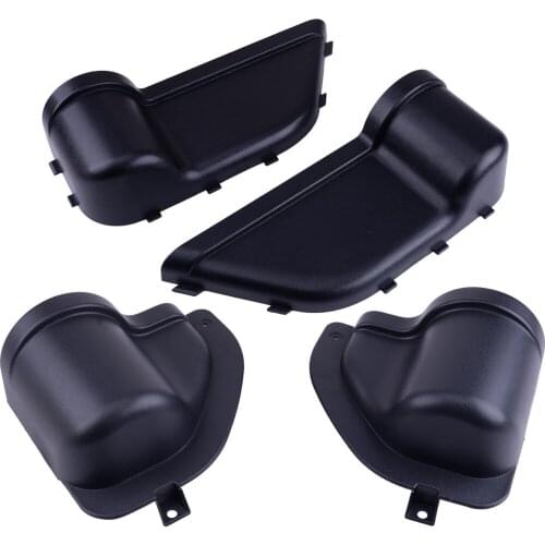 4pcs ABS Car Door Pockets Organizer Box Storage Black Net Holder fit for Jeep Wrangler JL 2018 2019 2020