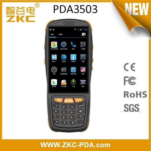 4G LTE Wireless Handheld Android 5.1 1D CCD Barcode Scanner Industrial PDA with 4.0inch Display
