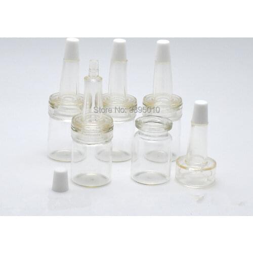 8ml Portable clear Glass Perfume Bottle Empty Essential Oils Case Liquid Medicine Bottle F892