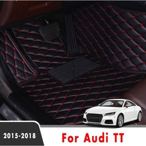 Car Carpets For Audi TT 2018 2017 2016 2015 Car Floor Mats Waterproof Custom Styling Auto Interior Accessories Foot Pads Cover