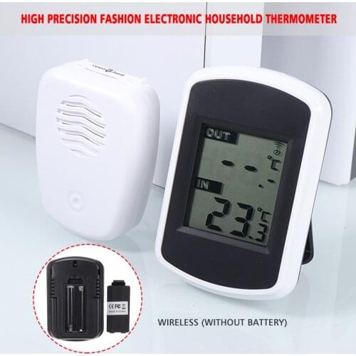 1Pcs 433MHz Wireless Indoor Outdoor Weather Station Digital Thermometer Temperature Sensor For Family Office