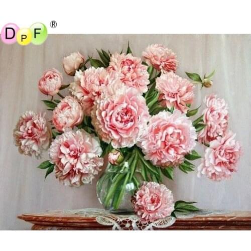 DPF 5D full Round Diamond Painting DIY Magic Cube Cross Stitch crafts Flower Arrangement Diamond Embroidery Mosaic Home Decor