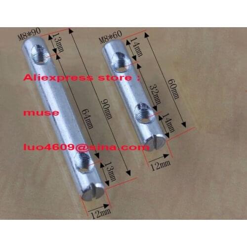 M6 M8 double 2 hole furniture nut Furniture cross bar nut children baby bed connector wood bed tool shelf hammer nut screw nut