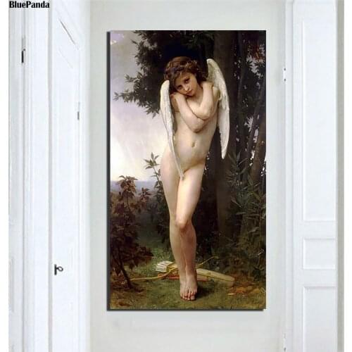 Aestheticism Cupid Art Nordic Style Poster Print Minimalist Wall Art Canvas Painting Landscape Picture Home Decor