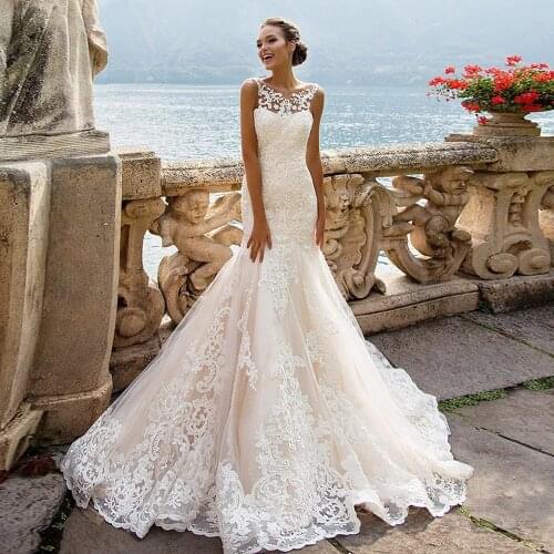 HIRE LNYER Sleeveless Wedding Dresses