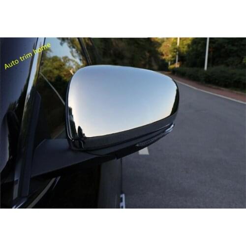 Lapetus Outside Rearview Mirror Cover Trim 2 Pcs / Set Fit For Renault Koleos 2017 2018 2019 2020 ABS Auto Accessories