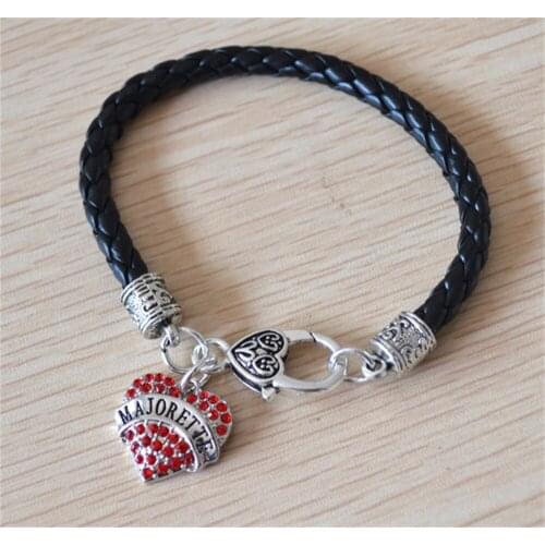 Hot Selling Fashion rhodium plated studded with sparkling crystal GRAMMY charm bracelet