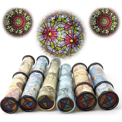 Colorful 21/27/30CM 2/3 Joints Maginative Cartoon Rotation Classic Kaleidoscope Kids Fancy Gift Early Childhood Educational Toys