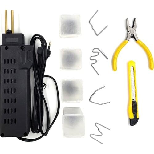 Latest paragraph Plastic Welding Machine Car Bumper Repair Kit Car Repair Welding Tools EU Plug Hot Stapler Welding Machine