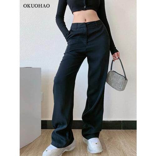 Женские классические брюки Okuohao China At AliExpress