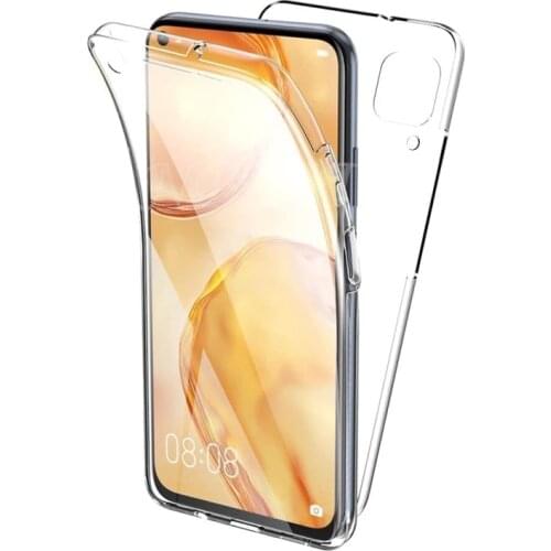 360 Double Bumper Cases For Huawei P Smart 2020 2021 Honor 8A 8S 8X 9S 9C 9X 30i Y5P Y6P Y8P Y6S Y9S Crystal Silicone Full Cover