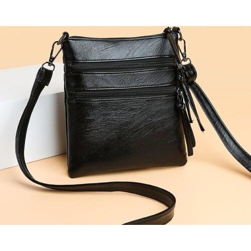 High Quality Women Fashion Shoulder Bag PU Leather Bag Womens Messenger Bag Female Crossbody Bags Phone Wallet Purse