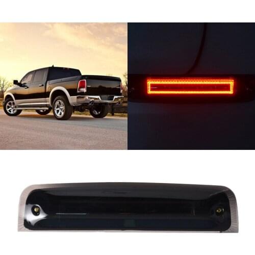 For Dodge Ram 1500 2009-2018 Third Brake Light 12V Car Rear Stop Light Ram 2500 2010-2018 Rear Additional High Mount Stop Lamps