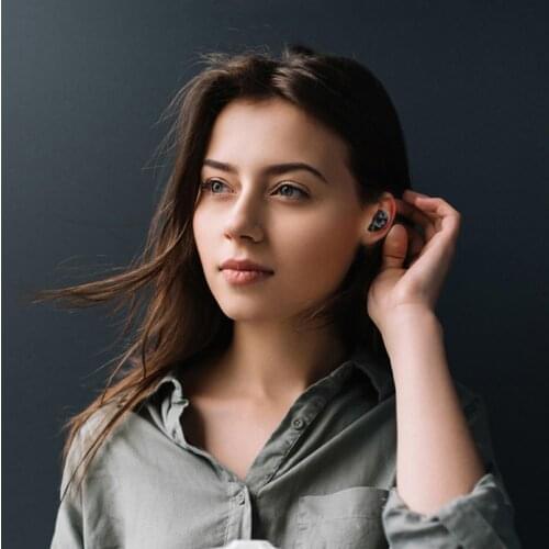 2020 Touch Control TWS Mini Wireless 5.0 Bluetooth A6 HiFi Stereo Earphones with Digital Charge Box HD Mic Waterproof Headset