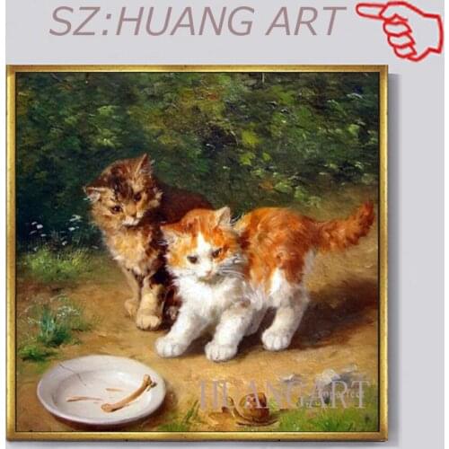 High quality Rabbit Pet cute hand-painted high-quality original Rabbit art painting wall canvas art childrens room decor