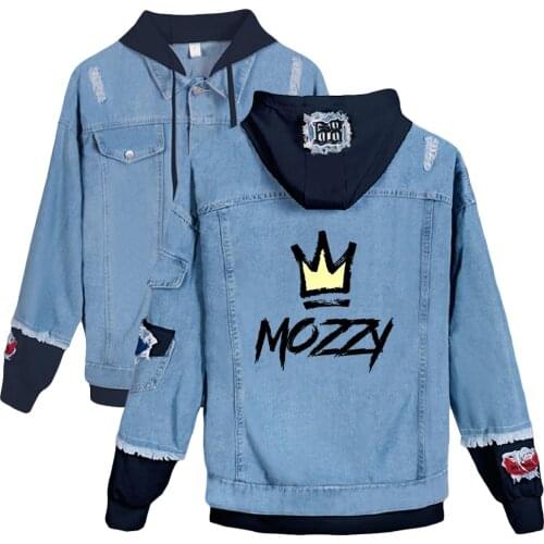 Mozzy 2D Denim Jacket South Side Serpents Streetwear Tops Spring Jean Women Jacket Harajuku Denim Clothing Female