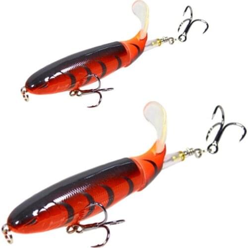1Pcs Whopper Plopper Fishing Lures 13g/35g Topwater Bass Snakehead Rotating Spinner Artificial Bait