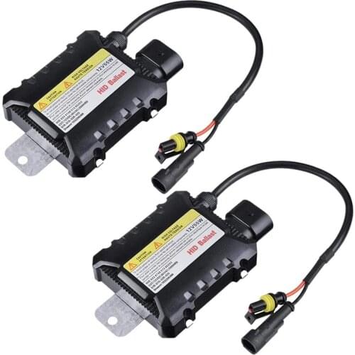 55W HID Bi Xenon Ballast 12V Digital Slim Ballast Fast Bright Electronic Ballast for H1 H3 H3C H4-1 H4-2 H7 H8 9005 9006
