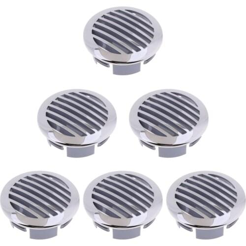 6Pcs 3'' RV Marine Boat Marine-Grade 316 Stainless Steel Air Flow Vent 81932SS-HP