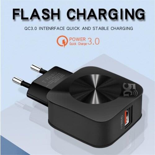 Quick Charge 3.0 USB Charger QC3.0 QC Fast Charger For iPhone Samsung Xiaomi Huawei Wall Mobile Phone Charger