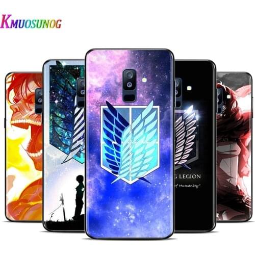 Anime attack on Titan For Samsung Galaxy A9 A8S A8 A7 A6S A6 A5 A3 A750 Plus 2018 2017 2016 Star Phone Case