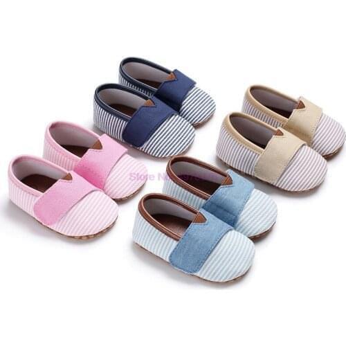 DHL 50pair Autumn New Design Baby Shoes Gingham Cotton First Walkers
