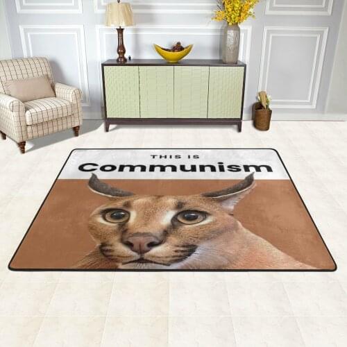 Floppa Cute 554 Carpet Living Room Rugs 120x182cm Outdoor Carpet Kitchen Mat Cute Room Decor