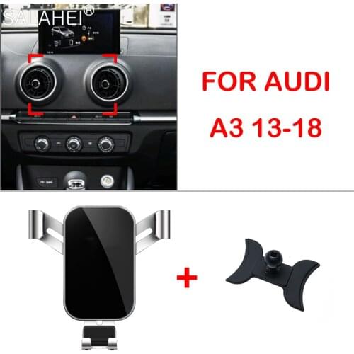 Mobile Phone Holder For Audi A3 S3 Year 2014-2019 Dashboard Mount GPS Navigation Phone Holder Clip Clamp Stand In Car Accessorie