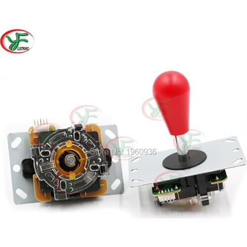 One pcs Copy Sanwa joystick 4 /8 way Arcade Joystick Fighting Stick 0val topball Round Restriction