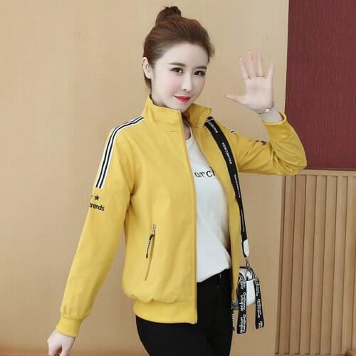 Autumn BF Bomber Coats Trendy Jackets Loose Anorak Jackets Women Long Sleeves Windbreaker Harajuku Jackets Women Zipper Jacket