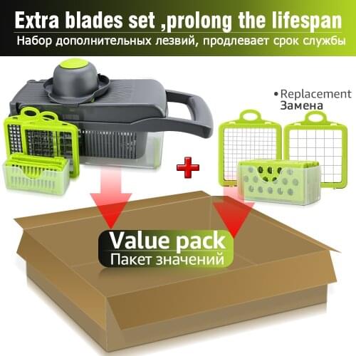 Vegetable cutter multifunctional Mandoline Slicer Fruit Potato Peeler Carrot Grater Kitchen accessories basket vegetable slicer