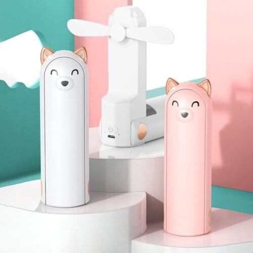 Handheld Fan Mini Fans Ventilador USB Rechargeable Fan 1200mAh Silent Small Fan for Home Ventilador de Mano Ventoinha