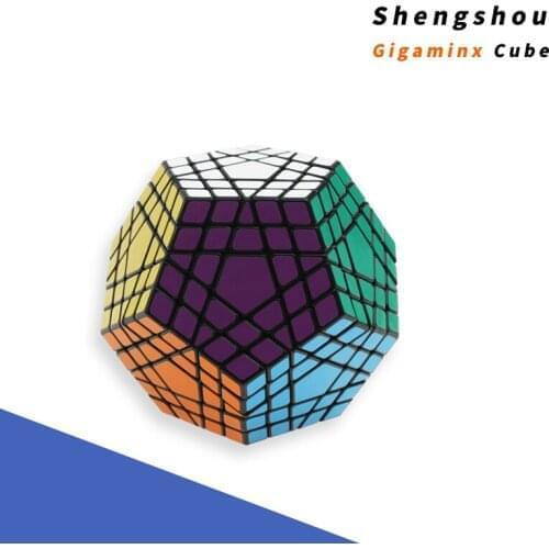 SengSo Shengshou Gigaminx Magic Cube Puzzle Black and White Learning&Educational Cubo magico Toys as a gift learning toy adults