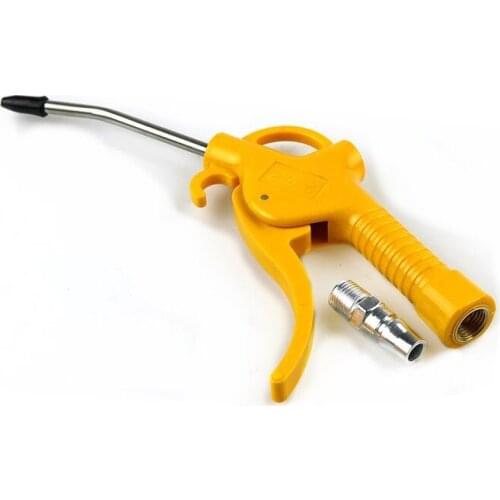 Yellow short Pipe length 125MM Add connection head Car Interior Dust Cleaning Air Duster Dust Gun Cleaning Handy Tool