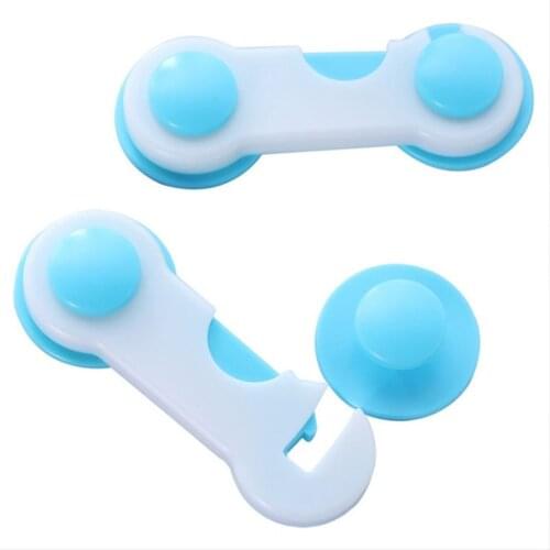 1pcs Baby Safety Lock Refrigerators Cabinet Drawer Door Locks Multi-function Plastic Infant Security Protector Baby Care