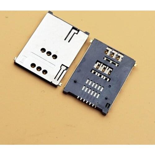 10pcs Self Push-Push SIM Card Slot Connector Jack For Mobile Phone F100 Table PC