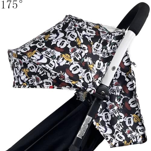 Yoya Stroller Hood & Mattress For Babyzen Yoyo Babytime With Back Zipper Pocket Cushion For Yoyo Baby Stroller Accessories