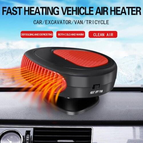 12V 150W 2 In 1 Car Heater Electric Cooling Heating Fan Portable Electric Dryer Windshield Defogging Demister Defroster