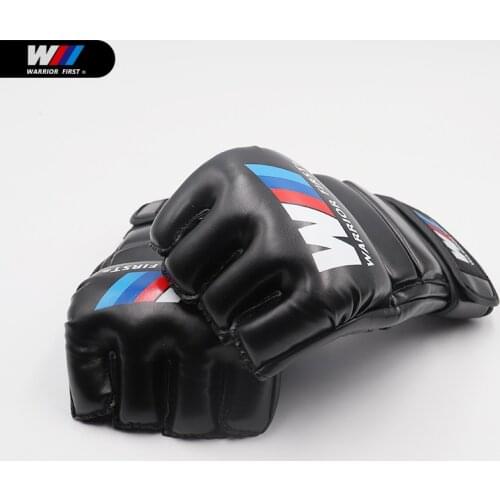 2021 Half Finger Fight Boxing Gloves Mitts Sanda Karate Sandbag Protector For boxeo mma Muay Thai XS size