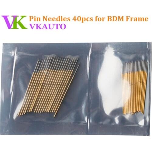 40pcs Needles BDM Frame Pin Include 20pcs Long Pin and 20pcs Short Pin Support BDM100 Fgtech ECU Programmer