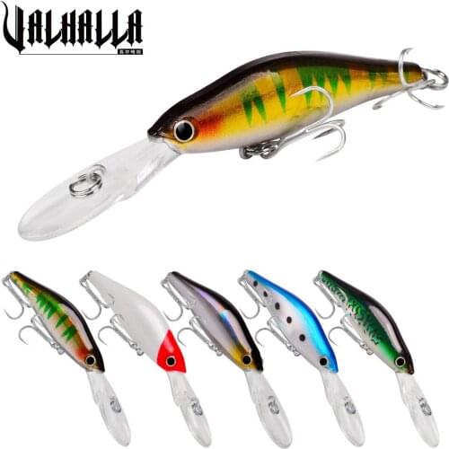 VALHALLA 5PCS Floating Minnow Baits 10cm 7g Fishing Lures Artificial Crankbaits Bass Hard Bait Wobblers Topwater Swimbaits Pesca